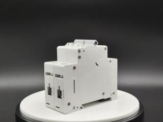 Модульный автоматический выключатель, 2-полюс, кривая отключения B, номинальный ток 50А