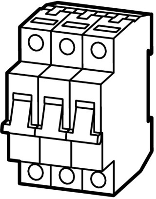 Автоматический выключатель 1,5А, кривая отключения D, 3 полюса, откл. способность 15 кА