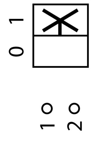 Выключатель , 1P , Ie = 12A, 0-1 Пол. , 90 °, переднее крепление