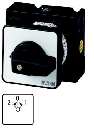 Переключатель управления , 2S, Ie = 12A, Пол. 2 > 0 <1 , 45 ° , переднее крепление