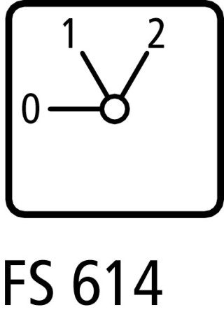 Последовательный переключатель 1P , Ie = 12A, 60 ° ,