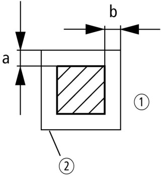 Ступенчатый переключатель, 2р , Ie = 12A, 1-4 Пол. , 45 °,  45x45 мм , модульное исполнение