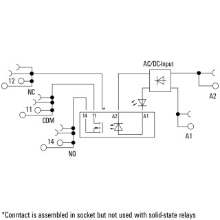 Оптоэлектрон. датчик TOS 24-230VUC 24VDC3,5A