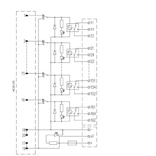 Реле безопасности RSM-16 PLC C SW 1CO S