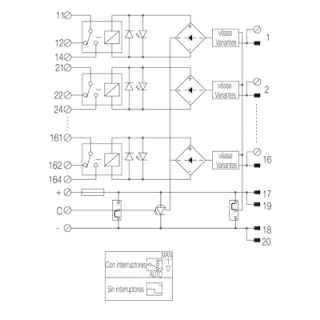 Реле безопасности RSM-16 PLC 1CO Z