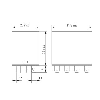 Реле защиты от перегрузки DRL570012L