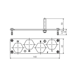 Профильное уплотнение HDC 24B HP250 MPL4 TYP1