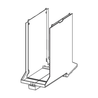 Корпус бл. управл. CH20M45 B LGY/BK