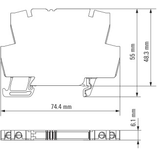 Оптоэлектрон. датчик TOS 120VAC/48VDC 0.5A RC