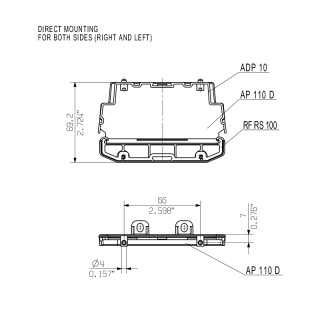 Корпуса для электроники AP 110 D OR