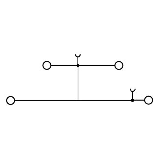 Проходная клемма WDK 10 V