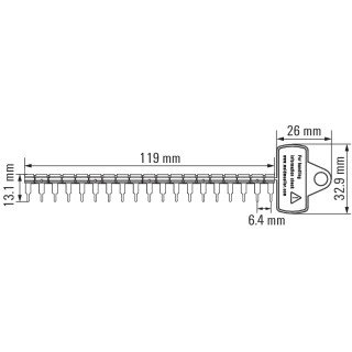 Перемычка ZQV 1.5N/R6.4/19 GE