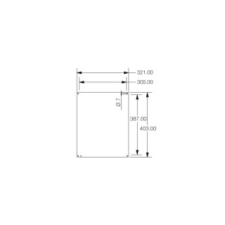 Монтажная панель KTB MOPL 4538 S2N