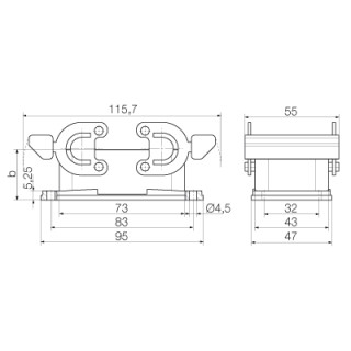 Корпус HDC 10B ABU