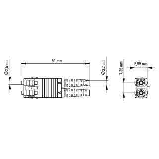 Матрица USB IE-PS-SCRJ1-MM