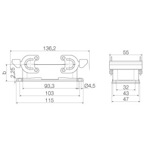 Корпус HDC 16B ABU