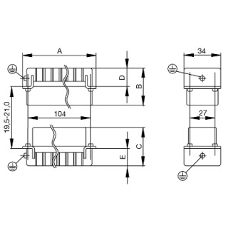 Промышленный разъём HDC HE 24 FC