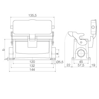 Корпус HDC 24B SDLU 2PG21G