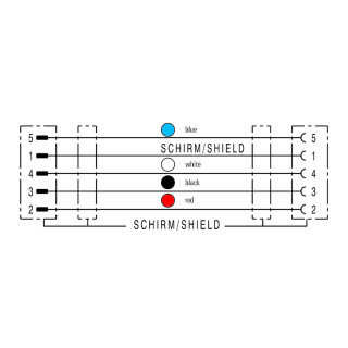 Шинный кабель SAIL-M12GM12SG-CD-2.5A