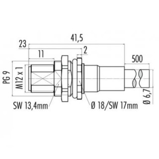 Кабель данных IE-C5DS4UG0015MBSXXX-E