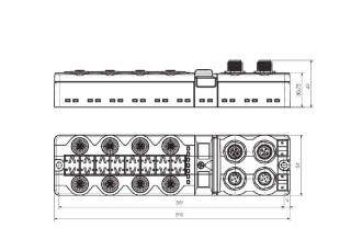 Гнездо произвольной сборки| SAI GHDE EA 8M12 SIBL