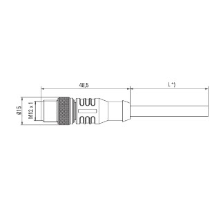 Круглые соед. разъемы|Прово SAIL-M12G-8-3.0U