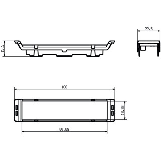 Пустой корпус для электронн CH20M22 FC TYL 2083