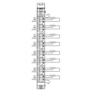 Штекерный соединитель печат UR20-8DI-P-3W-HD