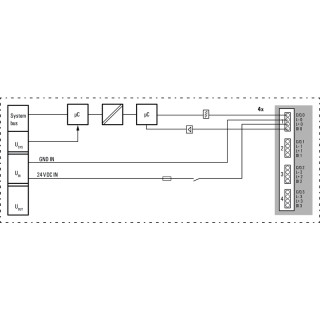 Штекерный соединитель печат UR20-4COM-IO-LINK