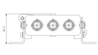 Профильное уплотнение HDC HP550 KIT 3 FM 120