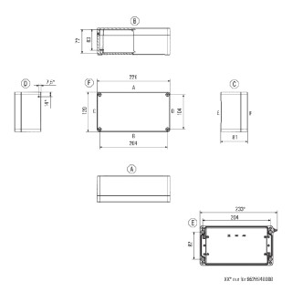 Корпус EXI KLIPPON K51 EX RAL7001