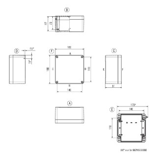 Корпус EXI KLIPPON K52 EX RAL7001