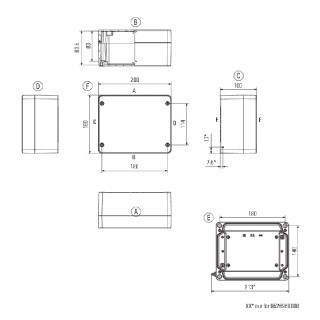 Корпус EXI KLIPPON K6 EX RAL7001