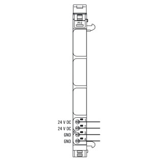 Field bus, decentralised pe UR20-PF-O