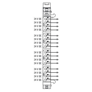 Field bus, decentralised pe UR20-16AUX-I