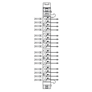 Field bus, decentralised pe UR20-16AUX-O