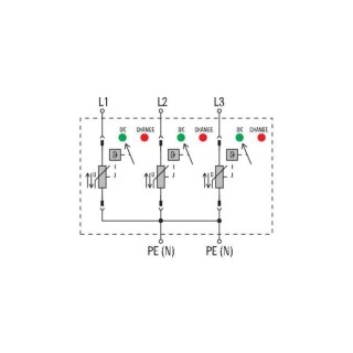 Разрядник VPU II 3 750V/25kA