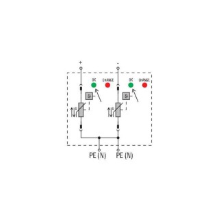 Разрядник VPU II 2 PV 1000V DC