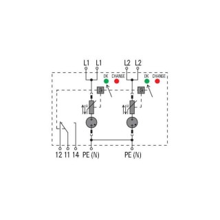 Разрядник VPU I 2 R LCF 280V/25KA