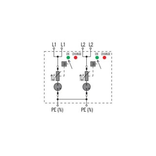 Разрядник VPU I 2 LCF 280V/25KA