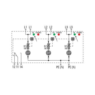 Разрядник VPU I 3 R LCF 280V/25KA