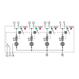 Разрядник VPU I 4 R LCF 280V/25KA