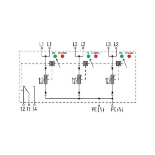 Разрядник VPU I 3 R  400V/25KA