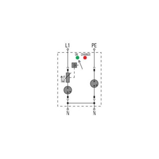 Разрядник VPU I 1+1 LCF 280V/12,5KA