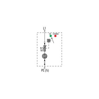 Разрядник VPU I 1 LCF 280V/12,5KA