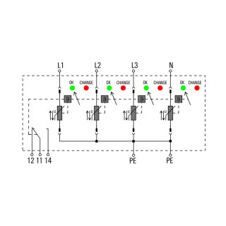 Разрядник VPU I 4 R 280V/12,5KA