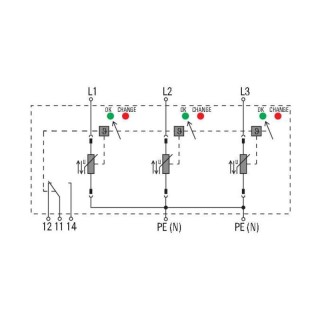 Разрядник VPU I 3 R 280V/12,5KA