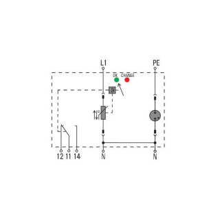 Разрядник VPU I 1+1 R 400V/12,5KA