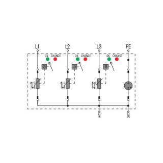 Разрядник VPU I 3+1 400V/12,5KA