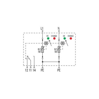 Разрядник VPU II 2 R 280V/40KA